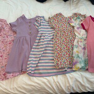 Girls T-Shirt Dress Bundle (6) – Sizes 5T & XS, Cotton On, Old Navy, Cat & Jack
